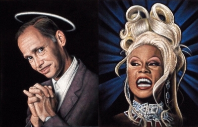 New Black Velvet Paintings by Bruce White @ Spoke Art, SF