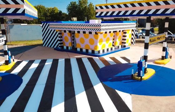 Walala Pump & Go: Camille Walala Transforms Gas Station in Fort Smith, Arkansas for The Unexpected