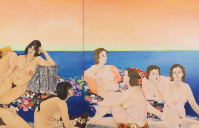 Martha Edelheit: Naked City, Paintings from 1965–80 @ Eric Firestone Gallery, NYC image