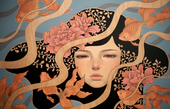 Opening: Audrey Kawasaki, Tara McPherson, and Deedee Cheriel @ Merry Karnowsky Gallery, LA