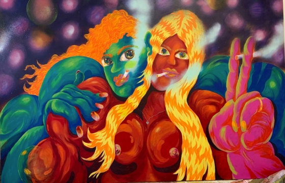 Summer-Upon-Summer-Love: Ana Benaroya + Peter Saul @ Ross + Kramer Gallery, East Hampton