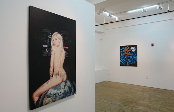 Installation Views of &quot;Neon Dust&quot; @ GR Gallery, NYC