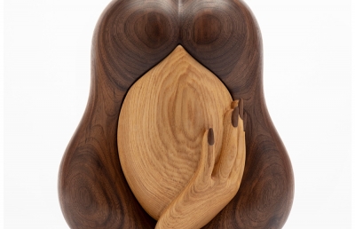 Julie Curtiss x Case Studyo "La femme secrète" Captures the Intricacy of Her Paintings in Wooden Sculpture Edition