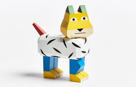 Andy Rementer's "People Blocks" Series Gets A Pet Tiger!