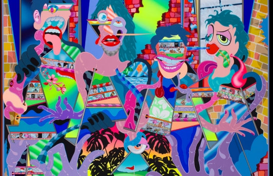 Juxtapoz Magazine - Erik Parker Has the "Ice Breaker"
