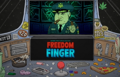 Freedom Finger is a Bat$#!% crazy space shooter from the minds of Travis Millard and Jim Dirschberger image