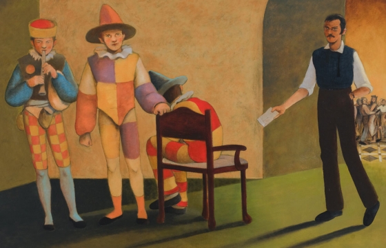 Juxtapoz Magazine - Eric McHenry is the One "Paying the Clowns"