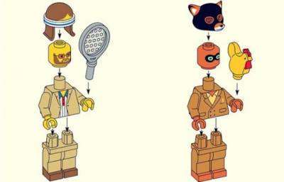 Wes Anderson Characters in LEGO by Matt Chase