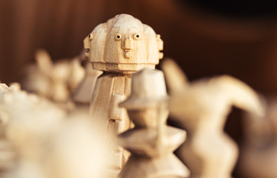 All of my Pawns are Queens: Marcel Dzama x AllRightsReserved Chess Set