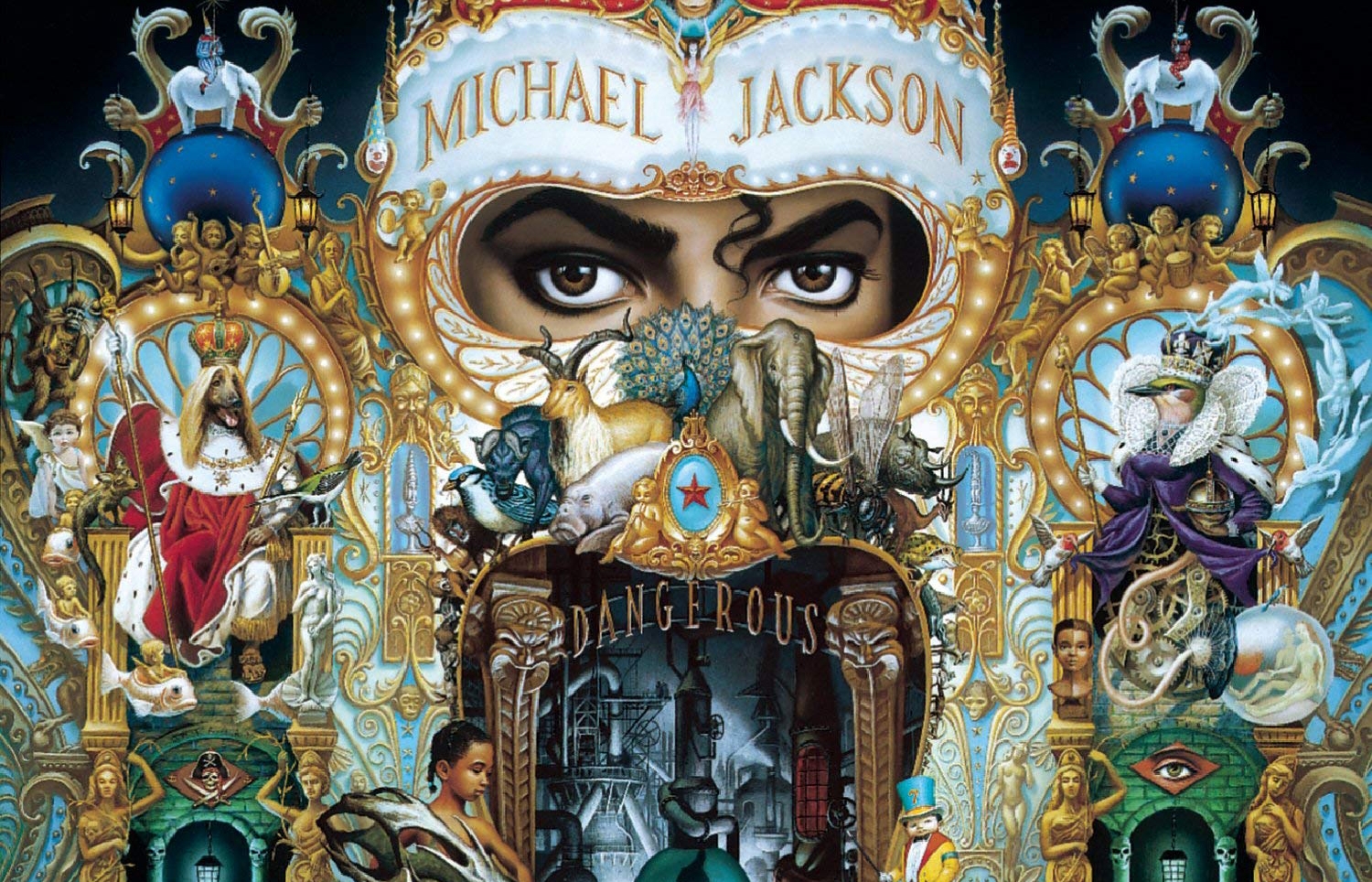 Juxtapoz Magazine Sound And Vision Michael Jackson S Dangerous Cover Artwork By Mark Ryden